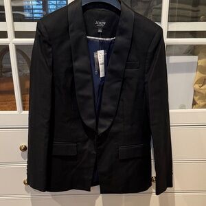 J.Crew Collection Arden Blazer with Satin Lapel